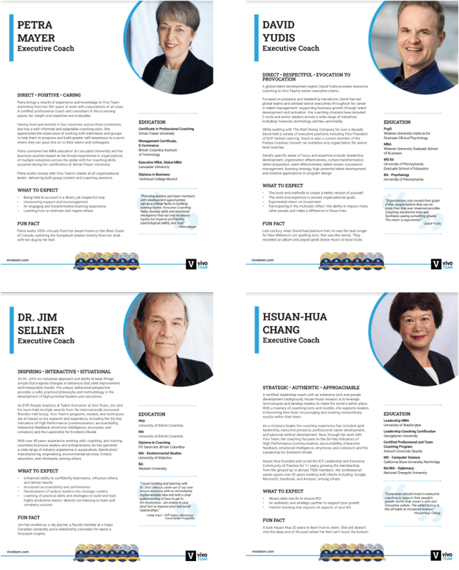 Learn more about our coaches!