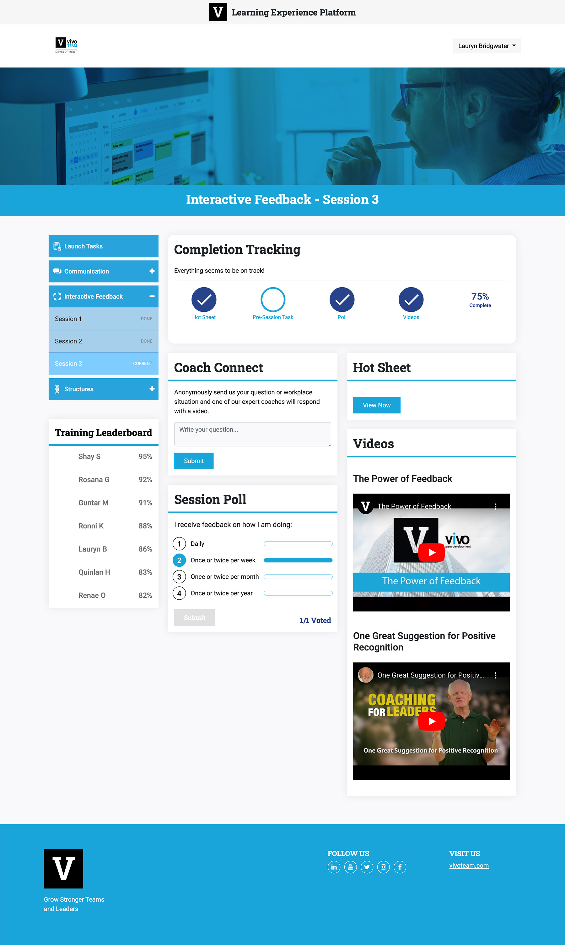 Learning Experience Platform Learning Experience Platform